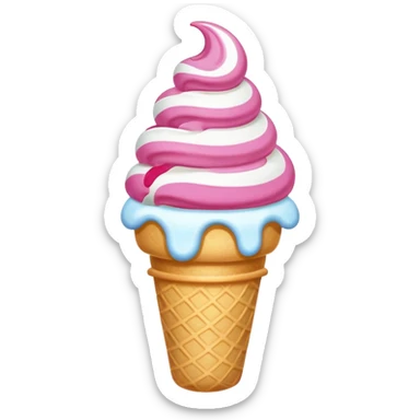 Ice cream sticker