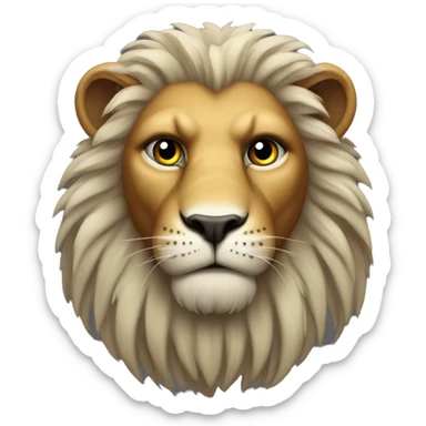 lion eagle mythical creature sticker