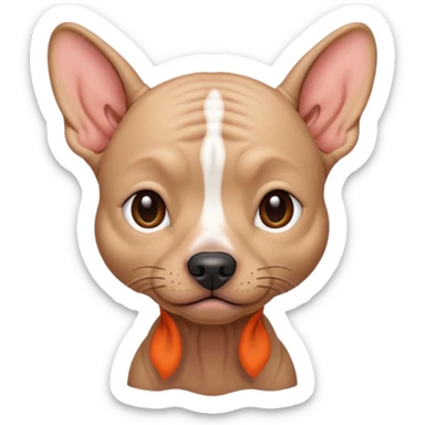 Hairless dog  sticker