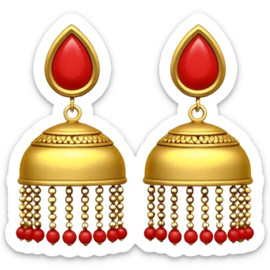 Jhumka images sticker