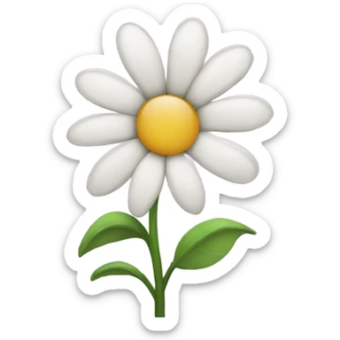 Flower sticker