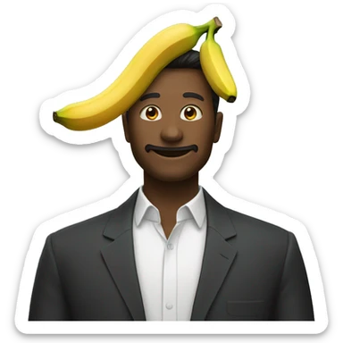 Un homme banane sticker