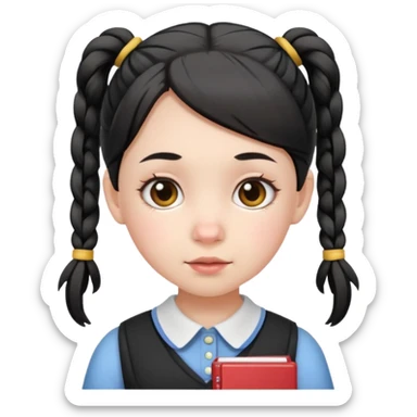 Petite souris écolière sticker