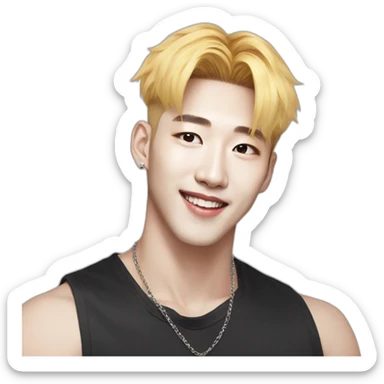 Kpop Singer Wonho sticker