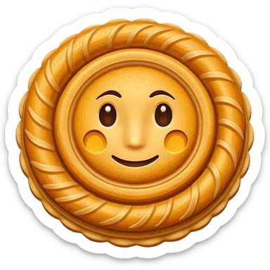 Murukku emoji so crunchy and attractive  sticker