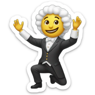 Monsieur qui dab sticker