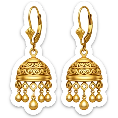 Little jhumka emoji sticker