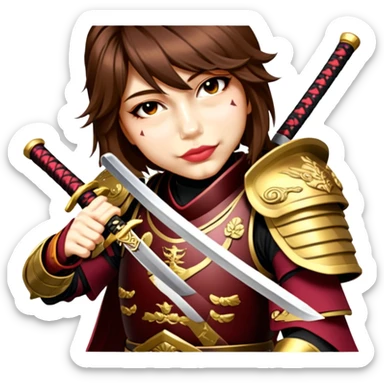 Samurai Leader sticker