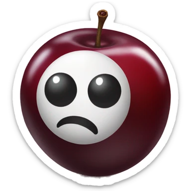 Two 8 ball cherries sticker