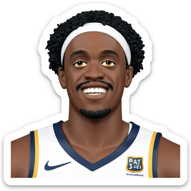 smiling boy in sportswear sticker