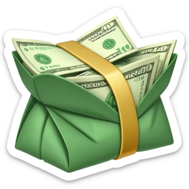a wad of money  sticker