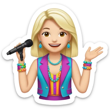 singer sticker emoji
 sticker