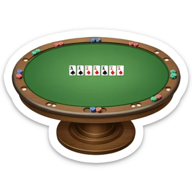 poker table sticker