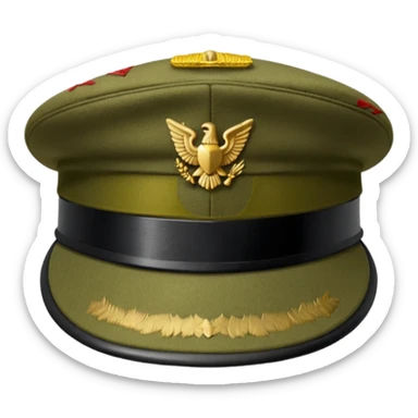 soldier hat sticker