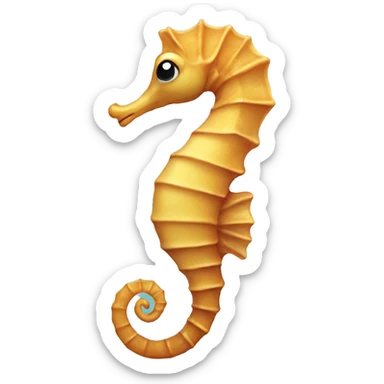 Seahorse sticker