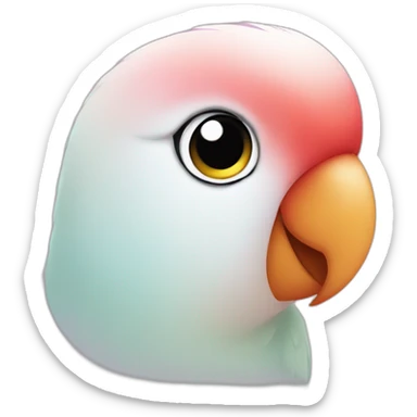 Lovebird sticker