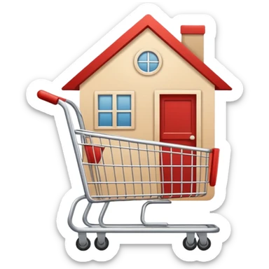 generate a emoji for my app for -home, account, cart, and tag. Note that use only lines without background sticker