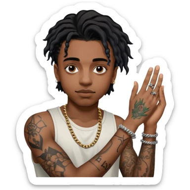 Playboi carti yvl hand  sticker