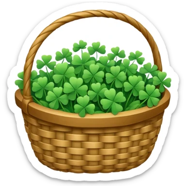 clover grain basket sticker