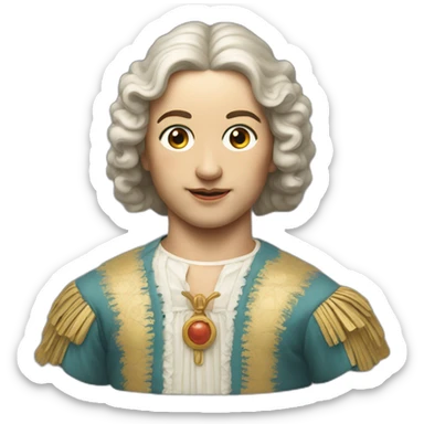 Frontal del Museo de America de madrid sticker