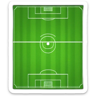 football pitch sticker
