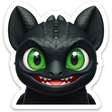 toothless sticker