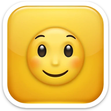 a yellow button look alike youtube logo with gradiant effect and darker outline it will be used for showing something or as starting button  sticker