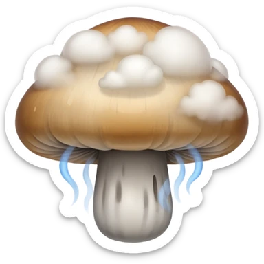 fair, mushroom, smoke sticker