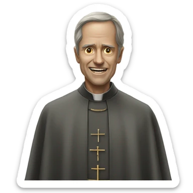 sacerdote de la película el exorcista sticker