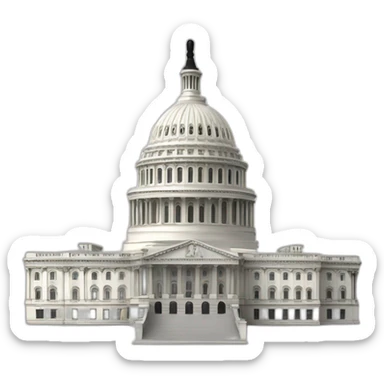 us capitol building sticker