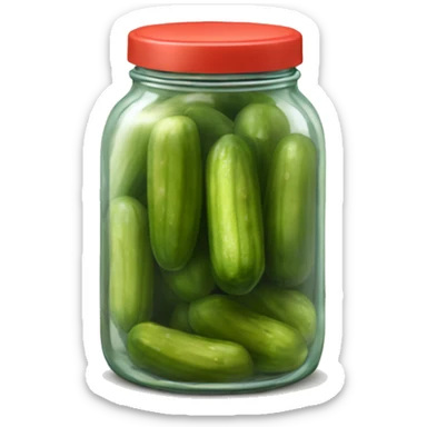 Jar of pickles sticker