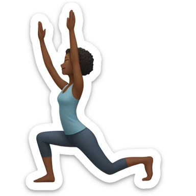 yoga sticker
