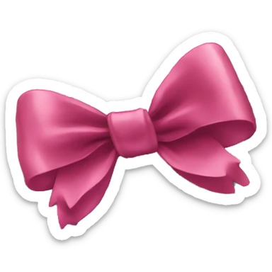 Disco ball with bow  sticker