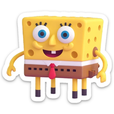 Bob leponge  sticker