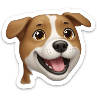 happy dog dog dog sticker