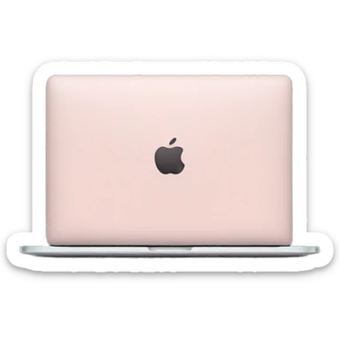 Light Pink macbook pro sticker