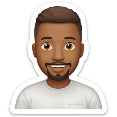 Turn the Photo of the big black dude on the end of the bed into an emoji sticker