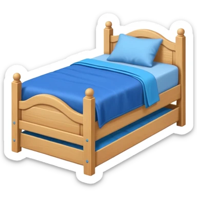bed for kid sticker