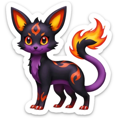 
Umbreon-Torracat-
Salandit-Fennekin-Fakémon-Digimon-fusion (full body) sticker