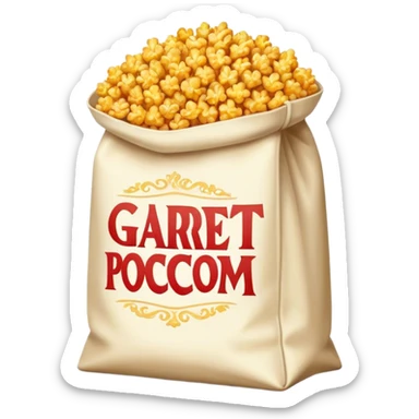 Garrett Chicago popcorn sticker