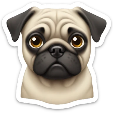 Pug sticker