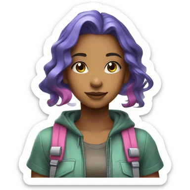 Pokemon girl sticker