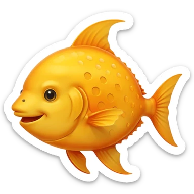 Sunfish Happy sticker