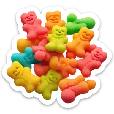 Sour patch candy sticker