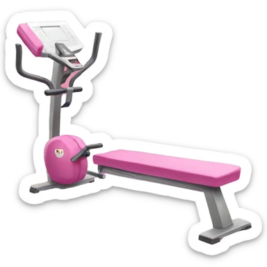 Pink gym  sticker