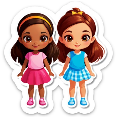 Girls sticker