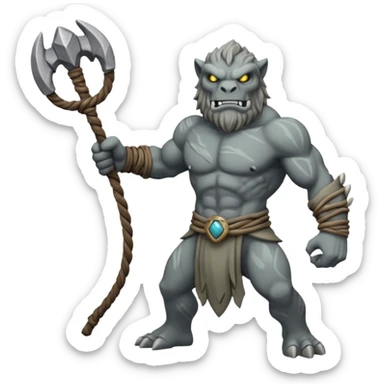 earth elemental long whip sticker