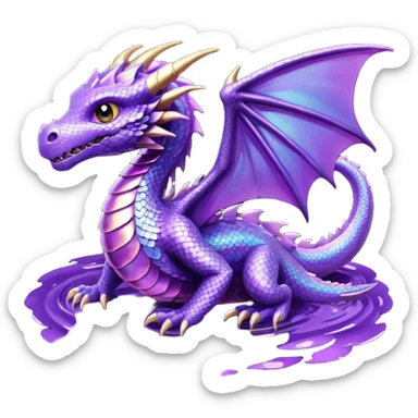 The ender dragon sticker