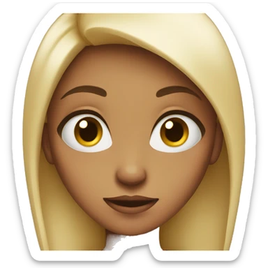 girl with sassy attitude  sticker