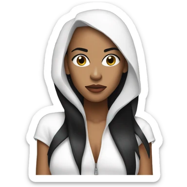Aaliyah the singer sticker